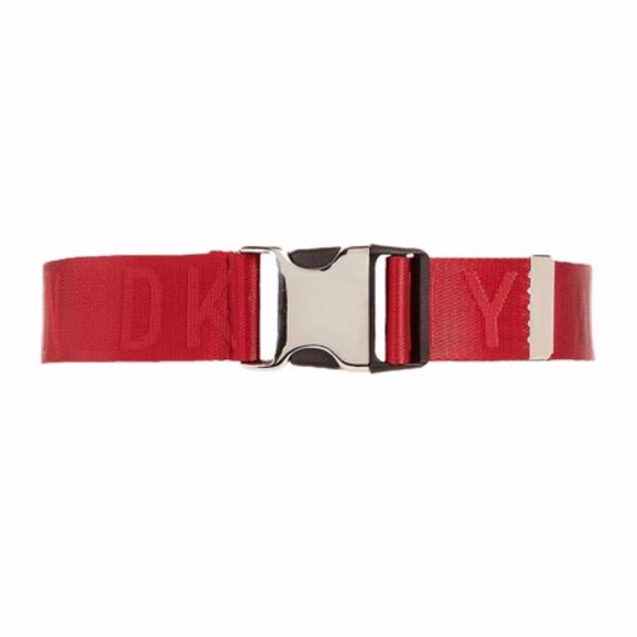 DKNY Seat Belt-Buckle Logo Belt - Picture 2 of 2